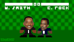Will Smith Chris Rock Boxing Game Animation Meme GIF