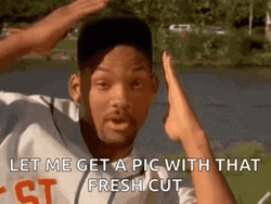 Will Smith Fresh Haircut GIF