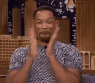 Will Smith Hands Up Funny Face GIF