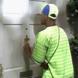 Will Smith Knock Knock GIF