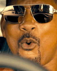 Will Smith Oooh Reaction In High Speed Drive GIF