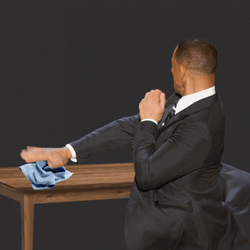 Will Smith Slap Money Oscar Meme GIF