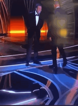 Will Smith Slapping Face Memed GIF