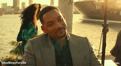 Will Smith Smiling Thinking About Dirty Mike And The Boys GIF
