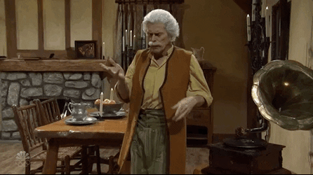 Willem Dafoe Shows Opposite Of Bad Dancing GIF
