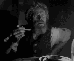 Willem Dafoe The Lighthouse Black And White GIF