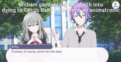 William Gaslighting Elizabeth Into Dying To Circus Baby GIF