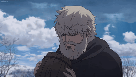 Willibald Drinking Vinland Saga GIF