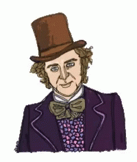 Willy Wonka Art GIF