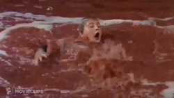 Willy Wonka Chocolate River GIF