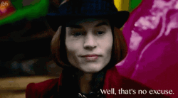 Willy Wonka No Excuse GIF