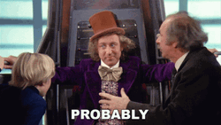 Willy Wonka Probably GIF