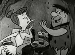 Wilma Flintstones Smoking GIF