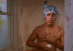 Wilmer Valderama Shower Singing GIF