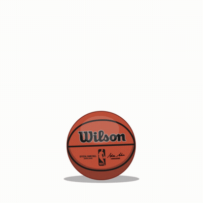 Wilson Basketball Floating GIF