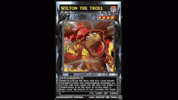 Wilton The Troll Yu Gi Oh Card Animated GIF