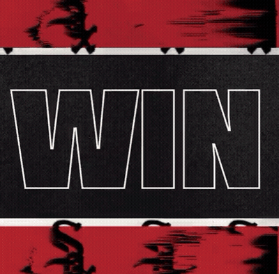 Win Text On Black Background GIF
