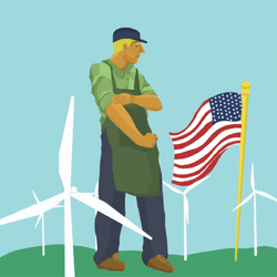 Wind Turbine Defend Clean Energy GIF