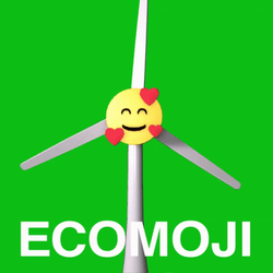 Wind Turbine Ecomoji GIF