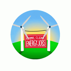 Wind Turbine Reopen Clean Energy Jobs GIF