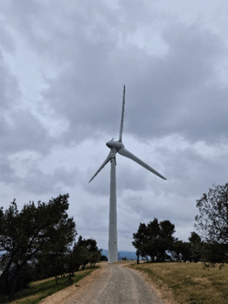 Wind Turbine Zoomed In GIF