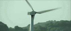 Windmill Scenic Wind Power GIF