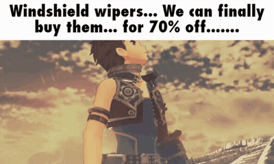Windshield Wipers 70% Off Sale GIF