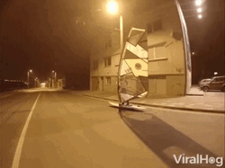 Windsurfing On Streets