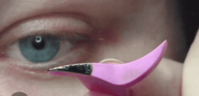 Winged Eyeliner GIF