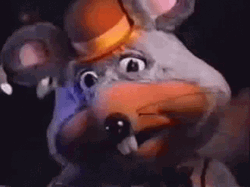 Winking Chuck E Cheese GIF