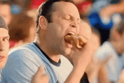 Winking Eating Hot Dog GIF