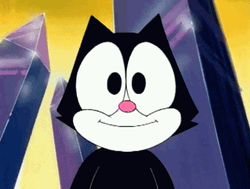 Winking Felix The Cat GIF