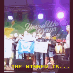 Winner Award On Stage