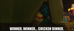 Winner Winner Chicken Dinner GIF