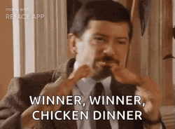 Winner Winner Chicken Dinner GIF