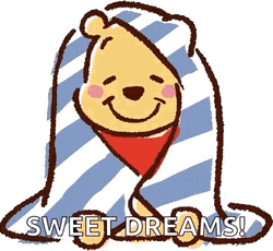 Winnie The Pooh And Piglet Goodnight Sweet Dreams GIF