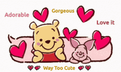Winnie The Pooh And Piglet Gorgeous GIF
