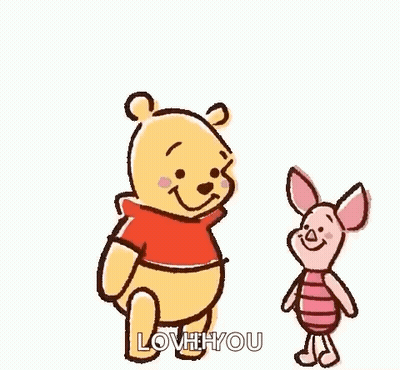 Winnie The Pooh And Piglet Hugging GIF