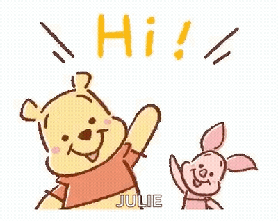 Winnie The Pooh And Piglet Waving GIF