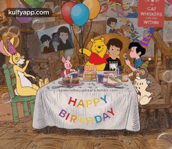Winnie The Pooh Birthday Party  GIF
