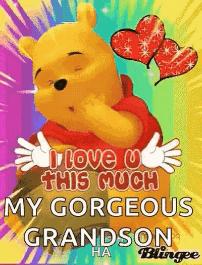 Winnie The Pooh Blowing Kiss I Love You GIF