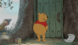 Winnie The Pooh Bouncing Tummy GIF
