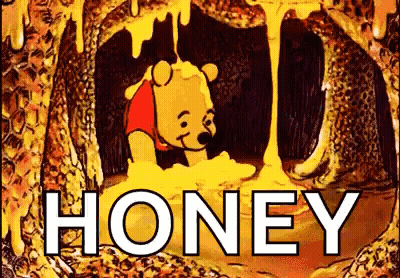 Winnie The Pooh Covered In Honey GIF