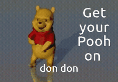 Winnie The Pooh Dancing Get Your Pooh On GIF