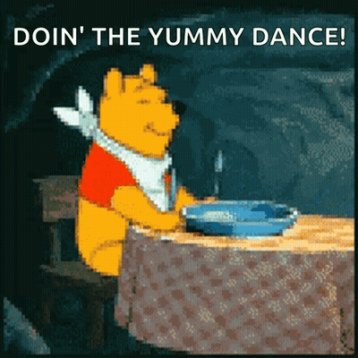 Winnie The Pooh Doin The Yummy Dance GIF