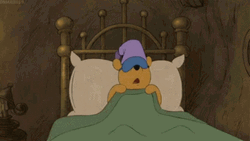 Winnie The Pooh Good Night Bed Sleep GIF