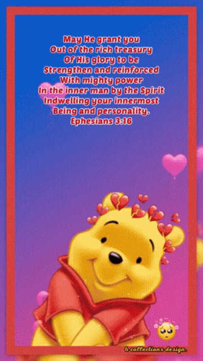 Winnie The Pooh Greeting Card Saying Have A Lovely Tuesday GIF