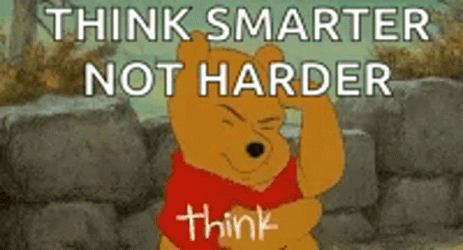 Winnie The Pooh Hard Thinking Meme GIF