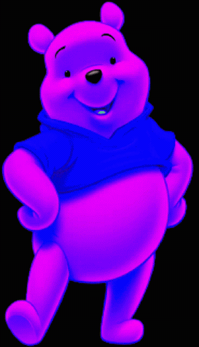 Winnie The Pooh In Pink Shirt Hands On Hips GIF
