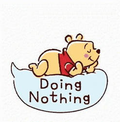 Winnie The Pooh Lazy Saturday Doing Nothing GIF